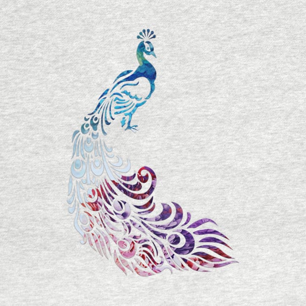 Peacock premium glassy look by Tshirtstory